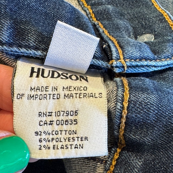 Hudson Vintage Style Blue Denim Jacket - Picture 6 of 11